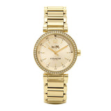 Coach Sport Diamonds Gold Dial Gold Steel Strap Watch for Women - 14502195 Buy Now By Coach