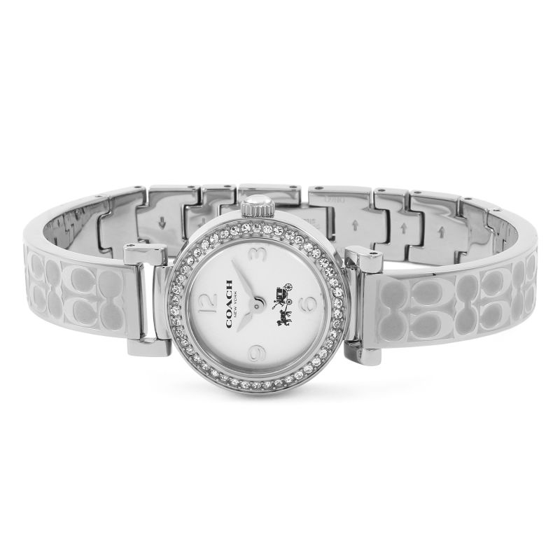 Coach Madison White Dial Silver Steel Strap Watch for Women - 14502201 Buy Now By Coach