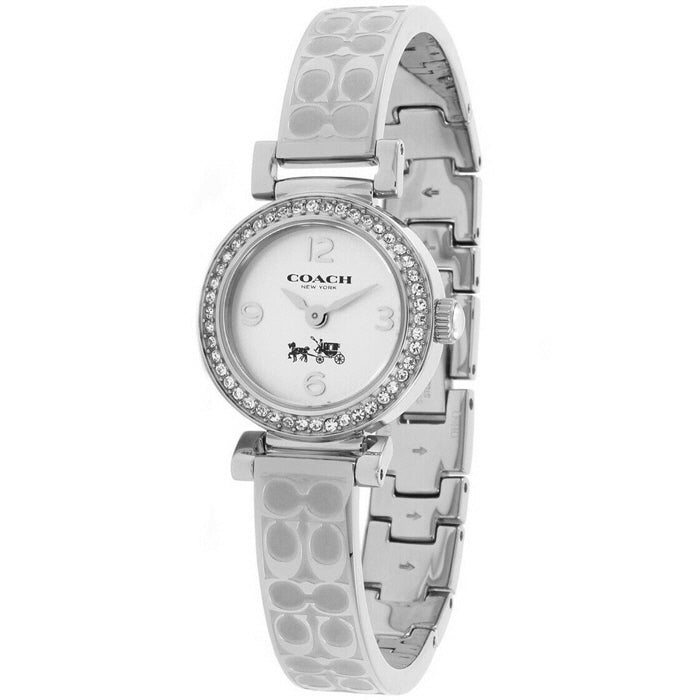 Coach Madison White Dial Silver Steel Strap Watch for Women - 14502201 Buy Now By Coach