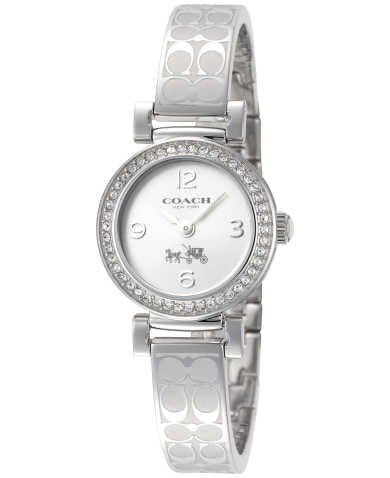 Coach Madison White Dial Silver Steel Strap Watch for Women - 14502201 Buy Now By Coach