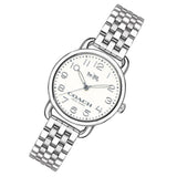 Coach Delancey White Dial Silver Steel Strap Watch for Women - 14502240 Buy Now By Coach