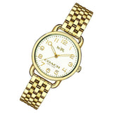 Coach Delancey White Dial Gold Steel Strap Watch for Women - 14502241 Buy Now By Coach