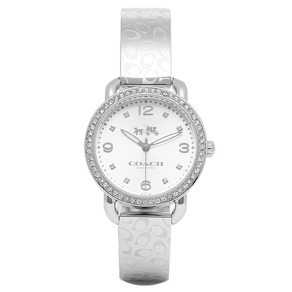 Coach Delancey White Dial Silver Steel Strap Watch for Women - 14502353 Buy Now By Coach