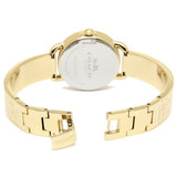 Coach Delancey Diamonds Silver Dial Gold Steel Strap Watch for Women - 14502354 Buy Now By Coach