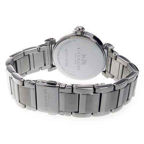 Coach Madison White Dial Silver Steel Strap Watch for Women - 14502394 Buy Now By Coach