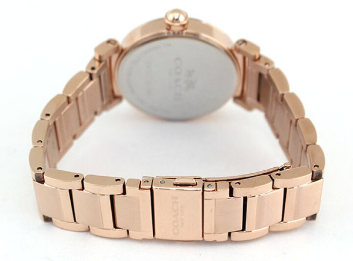 Coach Madison White Dial Rose Gold Steel Strap Watch for Women - 14502395 Buy Now By Coach