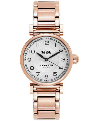 Coach Madison White Dial Rose Gold Steel Strap Watch for Women - 14502395 Buy Now By Coach