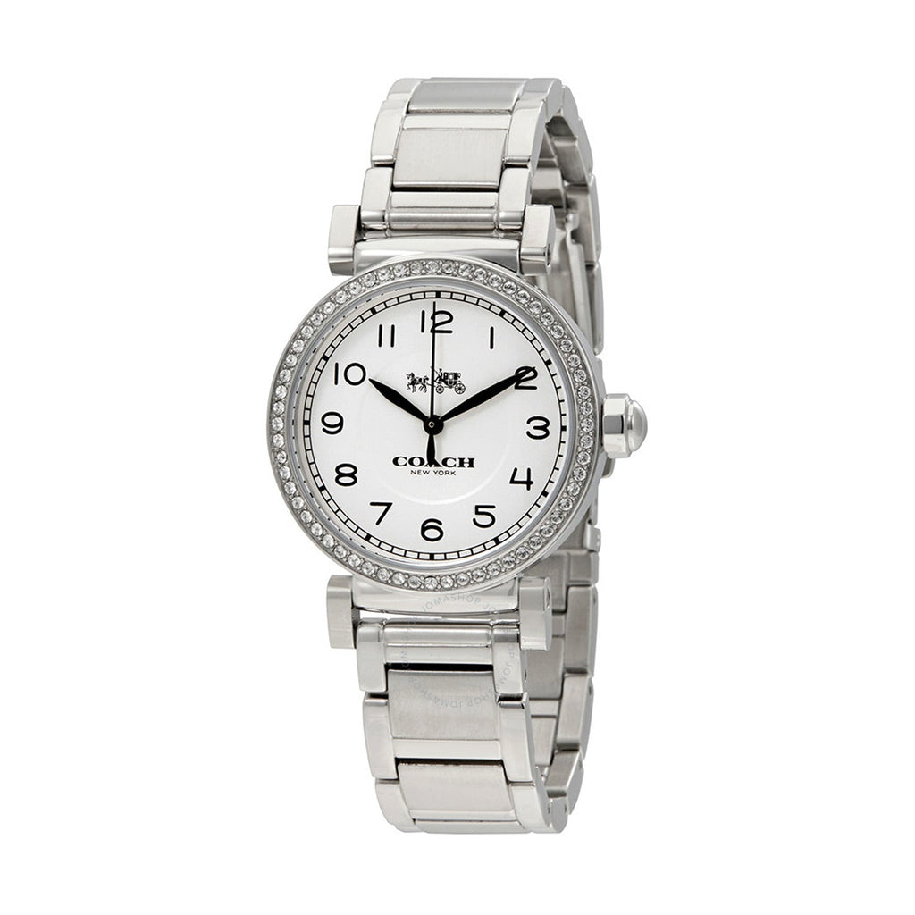 Coach Sports Crystals Silver Dial Silver Steel Strap Watch for Women - 14502194 Buy Now By Coach