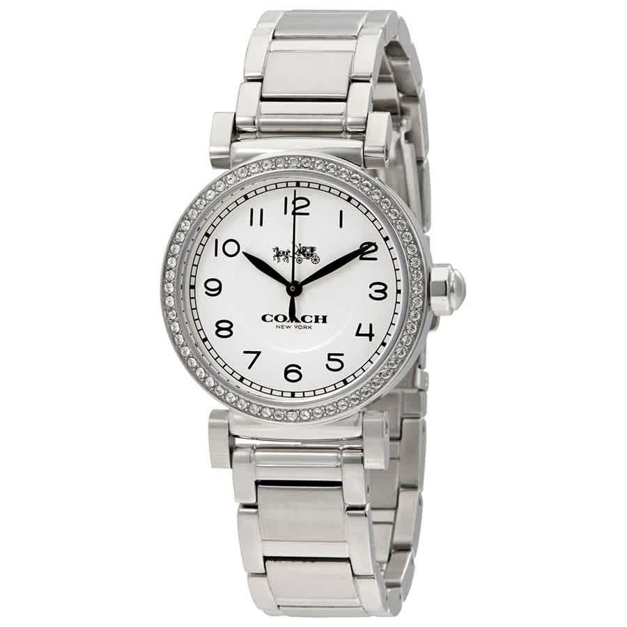 Coach Madison Silver Dial Silver Steel Strap Watch for Women - 14502402 Buy Now By Coach