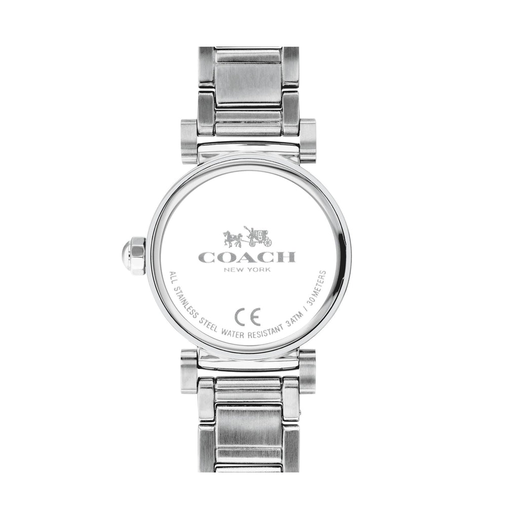 Coach Madison White Dial Silver Steel Strap Watch for Women - 14502396 Buy Now By Coach