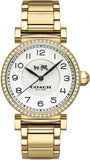 Coach Madison White Dial Gold Steel Strap Watch for Women - 14502397 Buy Now By Coach