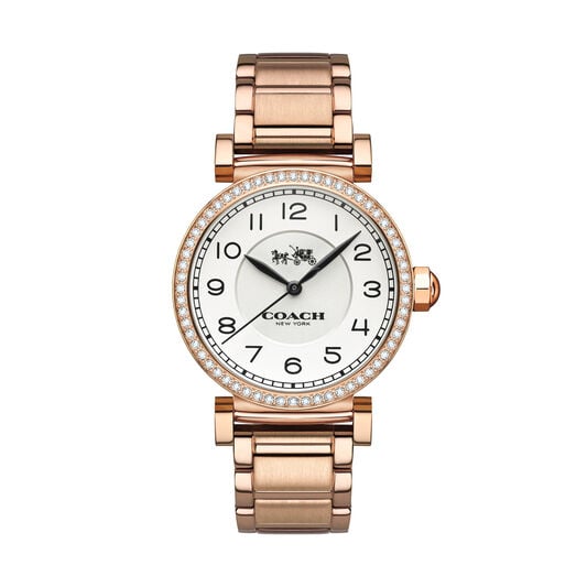 Coach Madison White Dial Rose Gold Steel Strap Watch for Women - 14502398 Buy Now By Coach