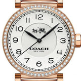 Coach Madison White Dial White Leather Strap Watch for Women - 14502401 Buy Now By Coach