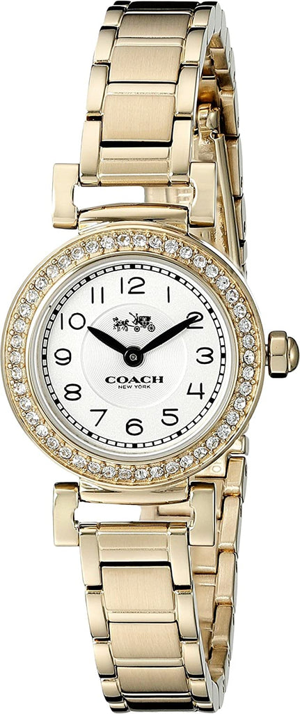 Coach Madison White Dial Gold Steel Strap Watch for Women - 14502403 Buy Now By Coach