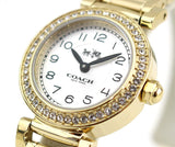 Coach Madison White Dial Gold Steel Strap Watch for Women - 14502403 Buy Now By Coach