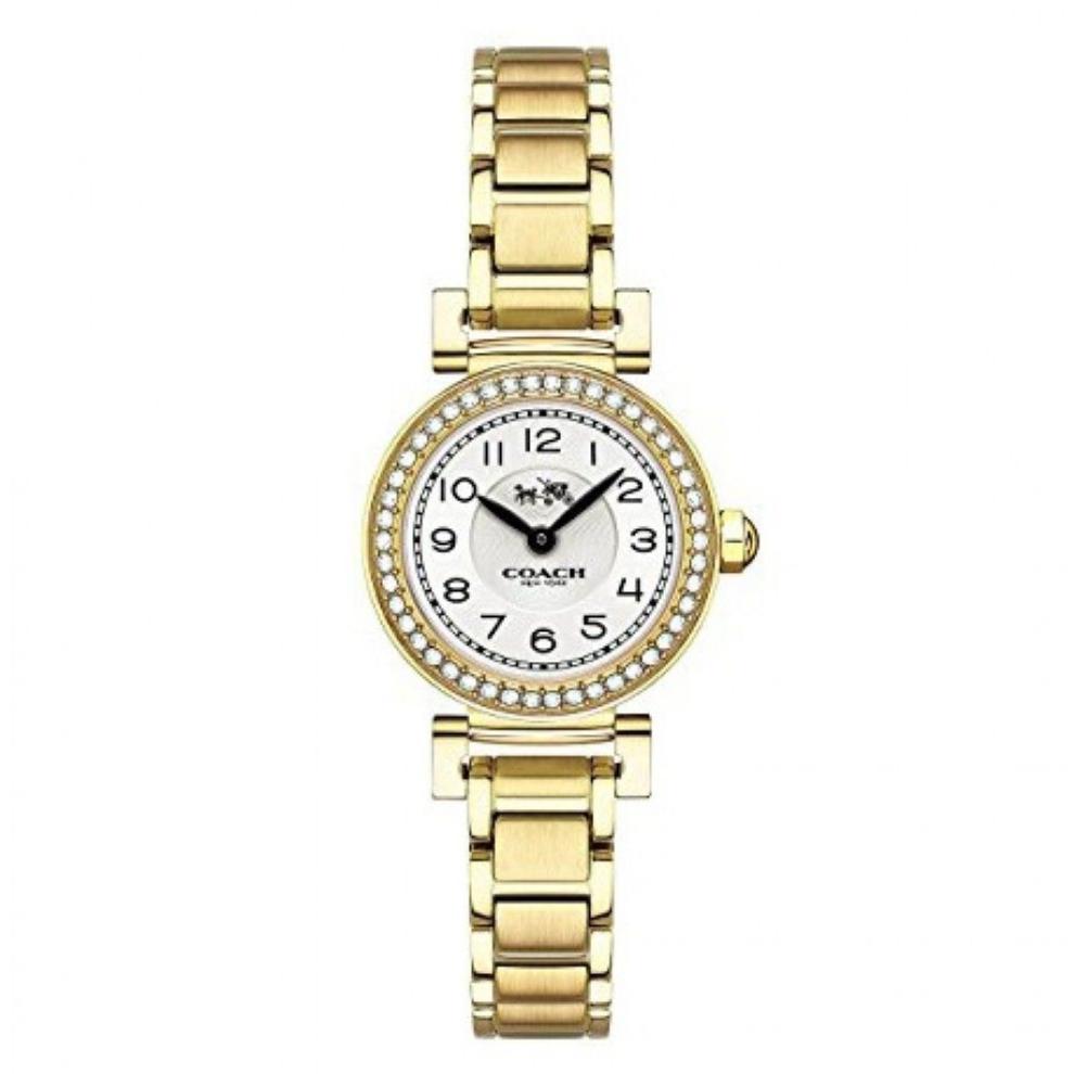 Coach Madison White Dial Gold Steel Strap Watch for Women - 14502403 Buy Now By Coach