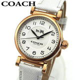 Coach Madison White Dial White Leather Strap Watch for Women - 14502408 Buy Now By Coach