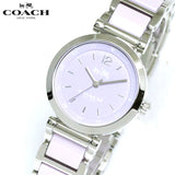 Coach Tristent Purple Dial Two Tone Steel Strap Watch for Women - 14502461 Buy Now By Coach