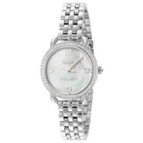 Coach Delancey Mother of Pearl Dial Silver Steel Strap Watch for Women - 14502477 Buy Now By Coach