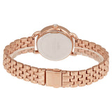 Coach Delancey Mother of Pearl White Dial Rose Gold Steel Strap Watch for Women - 14502479 Buy Now By Coach
