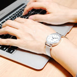 Coach Madison White Dial Silver Mesh Bracelet Watch for Women - 14502651 Buy Now By Coach