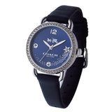 Coach Delancey Navy Blue Dial Blue Leather Strap Watch for Women - 14502668 Buy Now By Coach
