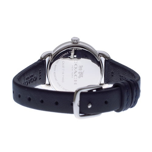 Coach Delancey Navy Blue Dial Blue Leather Strap Watch for Women - 14502668 Buy Now By Coach