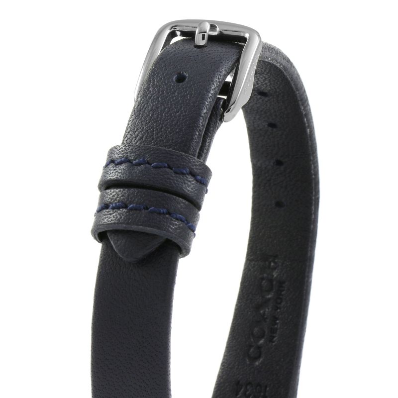 Coach Delancey Navy Blue Dial Blue Leather Strap Watch for Women - 14502668 Buy Now By Coach