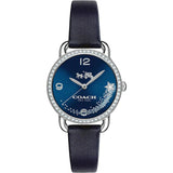 Coach Delancey Navy Blue Dial Blue Leather Strap Watch for Women - 14502668 Buy Now By Coach
