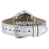Coach Slim Easton Silver Dial Silver Leather Strap Watch for Women - 14502685 Buy Now By Coach