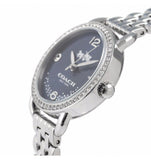 Coach Glitz Blue Dial Silver Steel Strap Watch for Women - 14502693 Buy Now By Coach