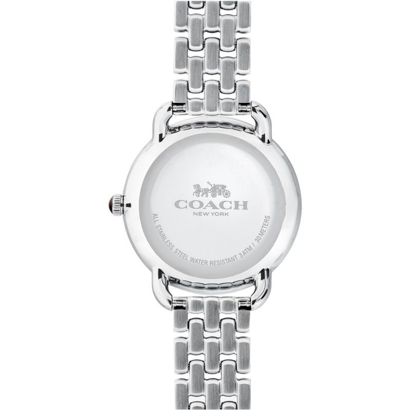 Coach Delancey Slim Silver Dial Silver Steel Strap Watch for Women - 14502781 Buy Now By Coach
