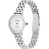Coach Delancey Slim Silver Dial Silver Steel Strap Watch for Women - 14502781 Buy Now By Coach