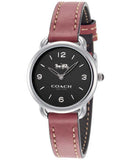 Coach Delancey Black Dial Brown Leather Strap Watch for Women - 14502792 Buy Now By Coach