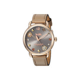 Coach Delancey Grey Dial Brown Leather Strap Watch for Women - 14502797 Buy Now By Coach
