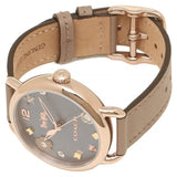 Coach Delancey Grey Dial Brown Leather Strap Watch for Women - 14502797 Buy Now By Coach