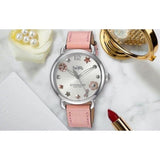 Coach Tatum White Dial Pink Leather Strap Watch For Women - 14502799 Buy Now By Coach
