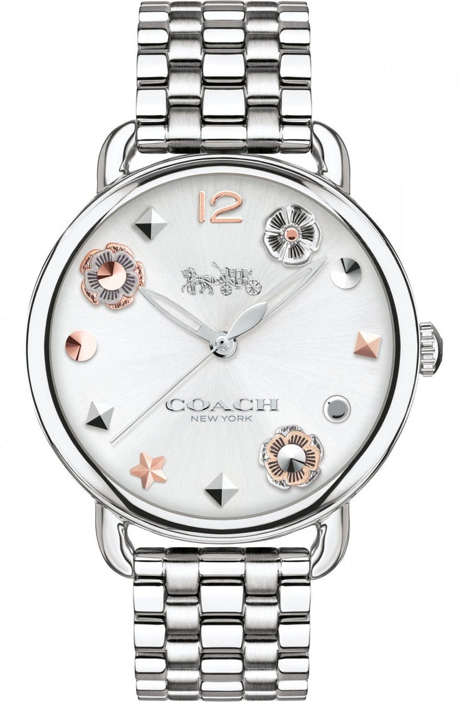 Coach Delancey White Dial Stainless Steel Watch For Women - 14502810 Buy Now By Coach