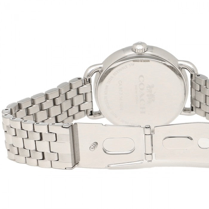 Coach Delancey White Dial Silver Steel Strap Watch for Women - 14502810 Buy Now By Coach