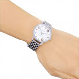 Coach Delancey White Dial Silver Steel Strap Watch for Women - 14502810 Buy Now By Coach