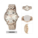 Coach Delancey White Dial Rose Gold Steel Strap Watch for Women - 14502811 Buy Now By Coach
