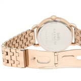 Coach Delancey White Dial Rose Gold Tone Stainless Steel Watch For Women - 14502811 Buy Now By Coach