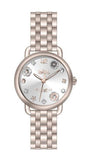 Coach Delancey White Dial Rose Gold Tone Stainless Steel Watch For Women - 14502811 Buy Now By Coach