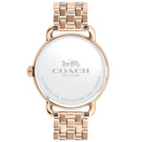 Coach Delancey White Dial Rose Gold Tone Stainless Steel Watch For Women - 14502811 Buy Now By Coach
