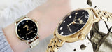 Coach Delancey Black Dial Gold Steel Strap Watch for Women - 14502813 Buy Now By Coach
