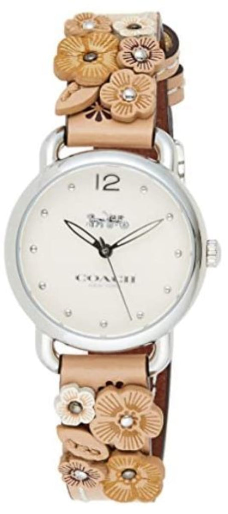 Coach Perry White Dial Brown Floral Leather Strap Watch for Women - 14502873 Buy Now By Coach