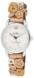 Coach Perry White Dial Brown Floral Leather Strap Watch for Women - 14502873 Buy Now By Coach
