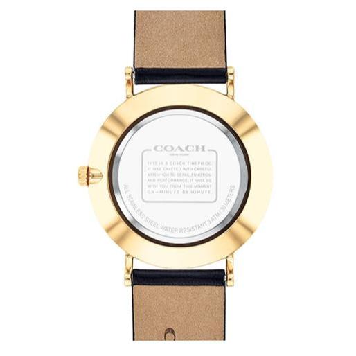 Coach Perry Black Dial Black Leather Strap Watch for Women - 14503042 Buy Now By Coach