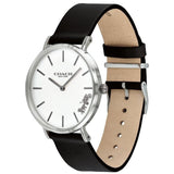 Coach Perry White Dial Black Leather Strap Watch for Women - 14503115 Buy Now By Coach