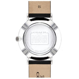 Coach Perry White Dial Black Leather Strap Watch for Women - 14503115 Buy Now By Coach